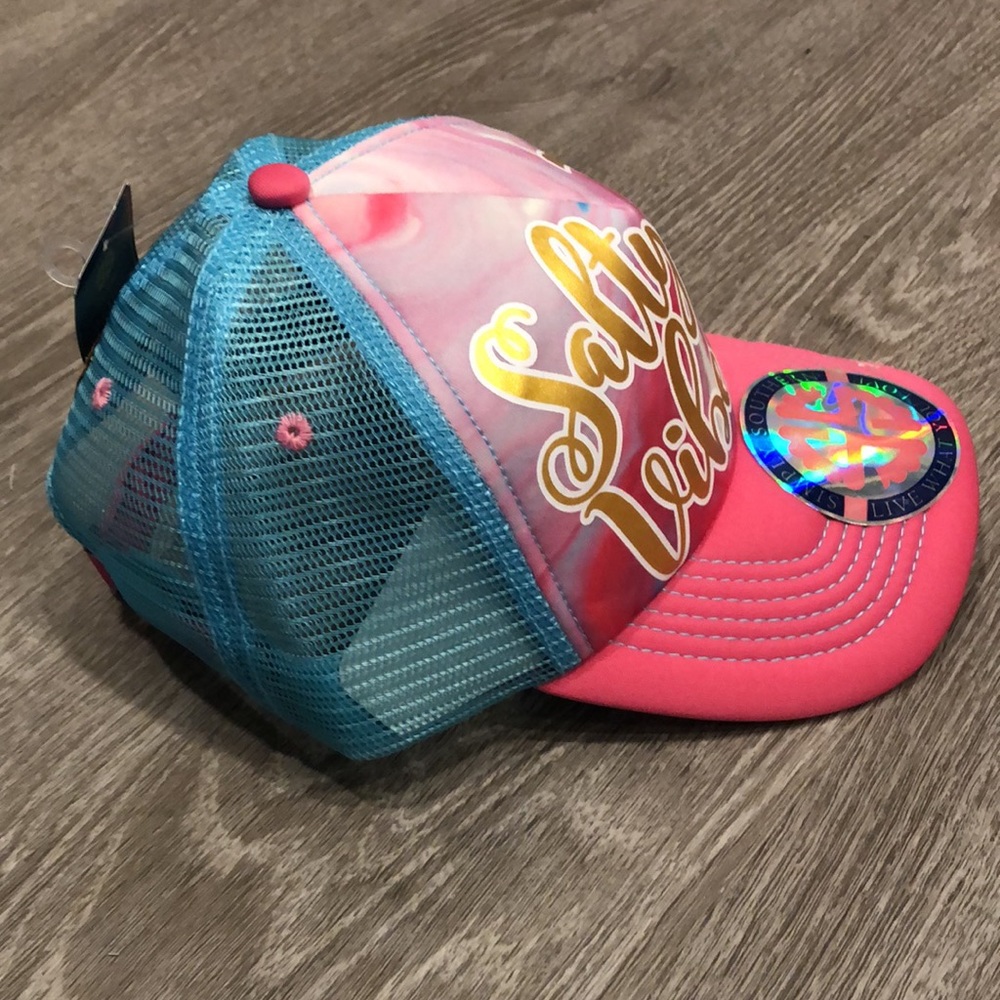 NWT Simply Southern Salty Vibes Trucker Hat - Picture 8 of 8